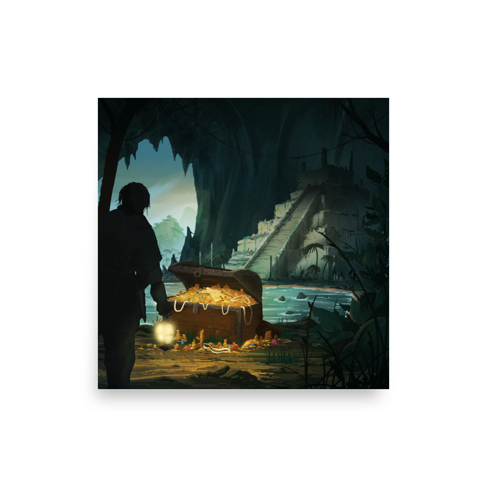 Explorer's Treasure Poster